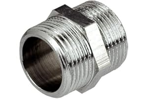 PEPTE 1/2"pollici Filetto di tubo di collegamento maschio x maschio capezzoli avvitato