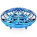 Produktbild LOGOOO Drone, UFO Flying Fans Ihre Drohne Wiederaufladbare Remote-Drohne Intelligent Induction Quadcopter für Kinder und Erwachsene (Rot, Blau, Gold),C