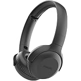 PHILIPS Audio On Ear Kopfhörer UH202BK/00 Bluetooth On Ears (Kabellos, 15 Stunden Akku, Weiche Ohrpolster, Mikrofon, Faltbar)