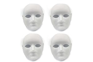 ICE TOYS 4 Maschere bianco da personalizzare