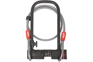 ZEFAL Zéfal K-Traz U13, Antivol En U Vélo Haute Résistance - Arceau En Acier Très Solide - Câble De 120cm Optionnel - Cadenas Pour Vélo, Vélo Électrique, VTT, Trottinette, Scooter, Moto