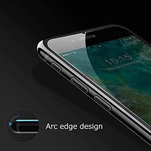 iPhone 7 Plus 8 Plus Protector de Pantalla Coolreall Cristal Templado para iPhone 7  8 Plus 9H Dureza Alta Definicion Transparente 0 25mm  3D Touch Compatibles 