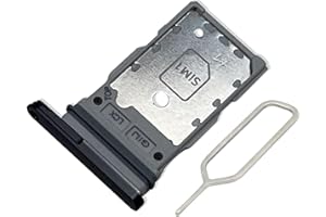 Eonpam Original Dual SIM Kartenfach Halter Ersatz für (Samsung Galaxy S21 FE 5G) inkl. SIM Pin (schwarz)