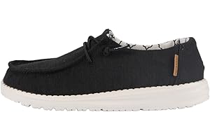 Hey Dude Wendy Youth Linen - Schuhe für Mädchen - Farbe Linen Black - Freizeitschuhe im Mokassin-Stil - Größe 34