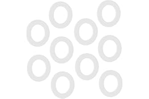 FTVOGUE 1 1/4 10pc guarnizione in silicone, guarnizione piatta guarnizione tubo rondella, guarnizione in silicone scaldabagno