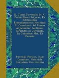 Image de D. Junii Juvenalis Et A. Persii Flacci Satyrae, Ex Editionibus Emendatissimis Henninii Et Casauboni: Ad Finem Adjiciuntur Lectiones Variantes in Juven