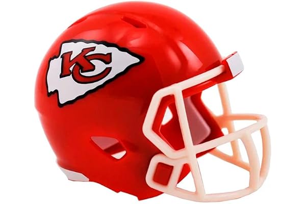 KANSAS CITY CHIEFS NFL Riddell Speed POCKET PRO MICRO / POCKET-SIZE / MINI Football Helmet