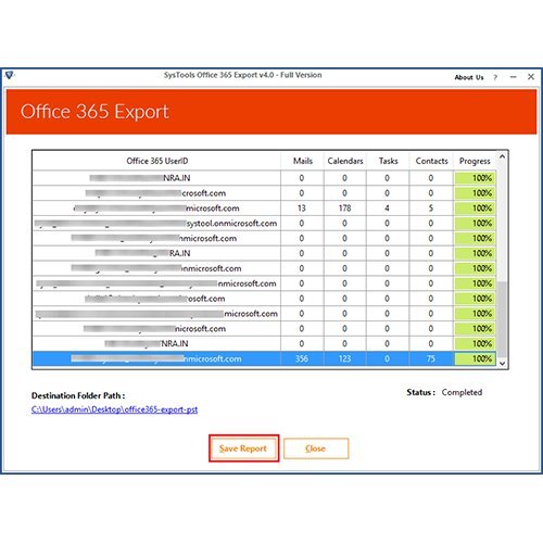 Office 365 Export