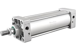 Heschen Pneumatic Standard Cylinder, SC 80-200, PT3/8'' Port, 80mm Bore, 200mm Stroke, Double Acting