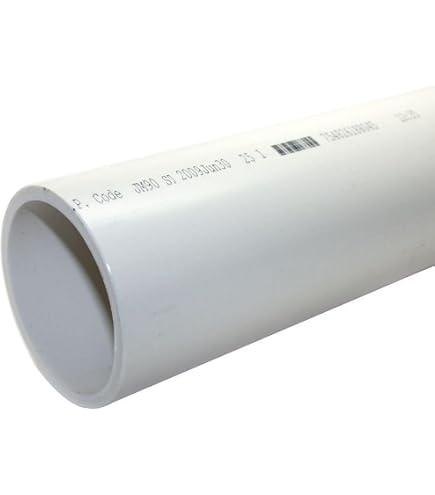 4 Inch NPS PVC Industrial Pipes Clear PVC Pipe - 4 Inch X 24 Inch Rigid ...