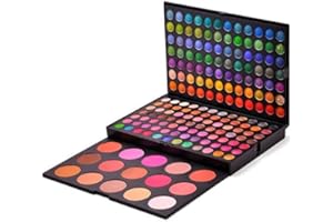 FantasyDay® 183 Colores Sombra De Ojos Paleta de Maquillaje Cosmética con Corrector y Rubor - Perfecto para Sso Profesional y Diario