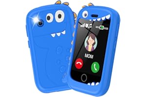 UCANI Kids Phone for Girls Boys, 2.8 Inch Touchscreen Learning Toy for Kids Age 4-12 with Phone call, Camera, Game, Music, Alarm, kids mobile phones Christmas Birthday Gifts (Black)