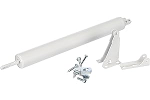 Mannesmann M41115 - Cierre de plástico para Puerta, Color Blanco