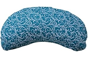 TVAMM-LIFESTYLE ZAFU Tvamm Lifestyle Halbmond Zafu Yoga, Meditationskissen (42 x 20 x 12 cm) mit Buchweizenschale gefüllt.