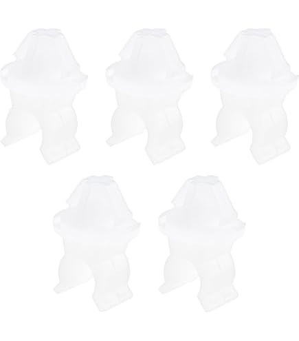 Jsorum, 30 clip di supporto per asta del cofano del motore dell'auto, clip di supporto per asta del cofano, clip per asta del cofano nero bianco compatibile con 91503-SS0-003, clip per occhielli