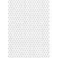 inr |Isometric Dots Grid Line A3 Paper |5 mm Distance Between Dots |Equilateral 3D Triangle Graphical Shapes | Pack of 25 Sheets |Size 11.7 x 16.5 inch |100 GSM Natural White| GRD999