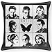 Produktbild KKFAHHOBK UNTIL DAWN - MAIN CHARACTERS Home Decor Kissenbezug Abdeckung gedruckt Mulberry Silk Hypoallergen Standard 50x50 cm Auto Bett Taille Sofa Dekokissen Fall Schlafzimmer Kissenbezug 20X20 Inch (Zwei Seiten)
