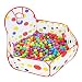Produktbild Ularma Ballpool Bunte Bälle Pool Bällepool Bällebad Durchmesser 120cm mit Korbring und Korb