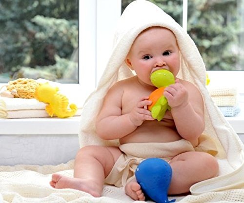 Mele die Schildkröte – Bio Badespielzeug aus Naturkautschuk – Frei von chemischen Zusatzstoffen: 0% PVC, BPA, Phthalate - 5