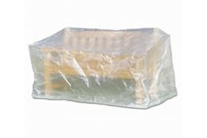 ‎FACHHANDEL-PLUS Fachhandel Plus Schutzhülle Gartenbank Mellum EuroLine 160 × 75 × 78 cm – wetterfeste Bankhülle aus PE-Gewebe, Wasserabweisende Abdeckung für 3-Sitzer Gartenbank
