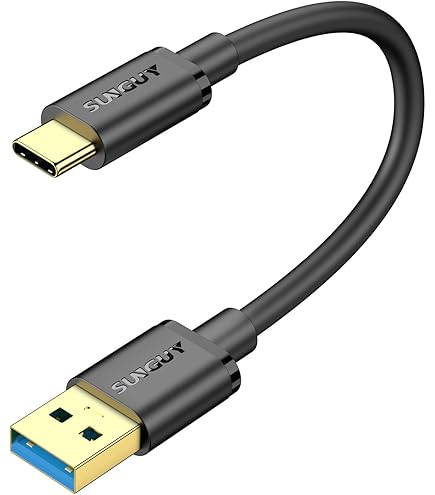 SUNGUY USB Type-C 3.1 Gen 2 Cable Fast Charge 3A And 10Gbps Transfer, Nylon Braided 0.5m, Compatible With Galaxy S21, S20, S10E, Note 20, Pixel - View #4