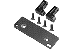 LINSYRC 1Set Supporto Servo RC Staffa Fissa Servo in Lega di Alluminio per 1/10 Scala Axial Wraith Capra 90048 RR10 RC Crawler Car