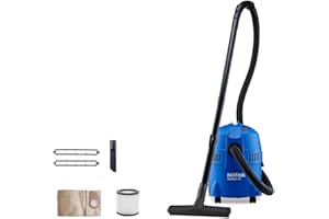 Nilfisk Buddy II 12L Wet and Dry Vacuum Cleaner - Garden Outdoor Hoover - Home & Car Interiors (1200 W)