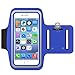 Produktbild Sportarmband Hülle, Armtasche Hülle Oberarmtasche mit Schlüsselhalter, Kabelfach, Anti Rutsch Fitness Armband Handy-Lauf-Tasche Running-Case für iPhone 6 plus/7plus, Samsung Galaxy S7/S6/S5, 5.5"