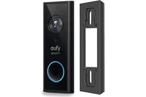 Gestech 30 Grad V2 Winkel Eckhalterung für Eufy Türklingel 2K verdrahtet, 2K Wireless, 1080p Grade Modell und E340 Wireless