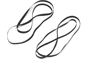 Ruimou 2pcs Record Player Turntable Drive Belt (Approx.600mm Circumference, 5mm Width) for Repair Replacement Maintenance Most Kinds Belt