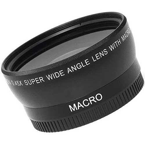 Goliton 55  mm 0 45  x Grand Angle Macro lentille de Conversion pour Canon Nikon Sony Pentax Olympus Appareil Photo