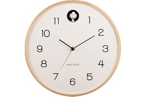 Karlsson Natural Cuckoo Wall Clock - WHITE (KA5886WH)