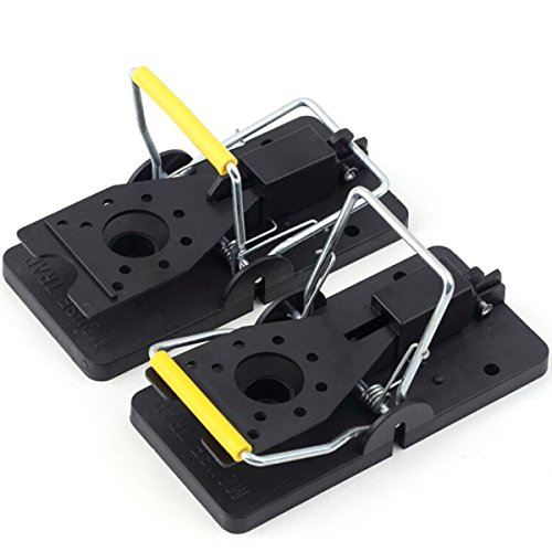 Preisvergleich Produktbild NUOLUX 2ST Rattenfalle Ratte Maus fallen fallen Kunststoff Pedal Mausefallen Rattenschlagfalle