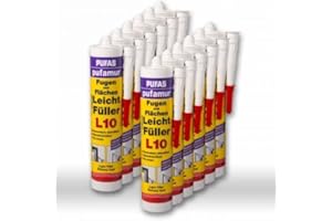 12 x Pufas Pufamur Fugen und Flächen Leichtfüller L10 310ml Weiß