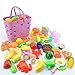 Produktbild MAJOZ 42 Stück Küchenspielzeug Schneiden Obst Gemüse Lebensmittel Küche Kinder Pädagogisches Lernen Spielzeug Rollenspiele