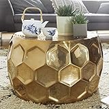 tisch goldener schnitt LIEFERUMFANG ✔ Ein runder Alu-Couchtisch ohne Dekoration // Lieferung erfolgt bereits montiert, somit ist kein mühsamer Aufbau nötig