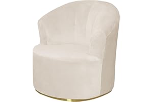 ZHUIYUAN Velvet Swivel Barrel Chair Cover,Stretch Soft Round Club Armchair Slipcover,Round Club Swivel Barrel Chair Cover Single Sofa Cover for Living Room Furniture Protector