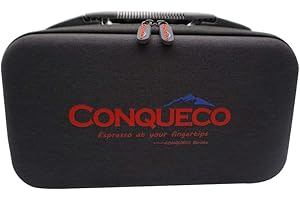 CONQUECO Bolsa Portátil para Cafetera, Negro