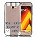 Produktbild Hülle für Galaxy A3 2017 ( A320F ) Silikonhülle Dünn, 2 in 1 Premium Matt TPU Case Transparent Handyhüllen Ultra Slim Cover Bumper-Style TPU mit von Relief Muster für Samsung Galaxy A3 2017 ( A320F ) Case Cover ( S ) (7)
