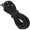 Round elastic for making scrunchies, DIY, tailoring etc. (BLACK - 14 Meter), Black color, 14 meter, elastic