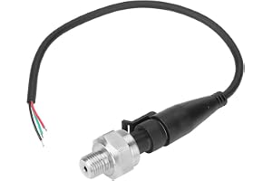 G1 / 4"tryckgivare, DC 5V tryckgivare i rostfritt stål för vattenluftgasolja diesel (0-80PSI)