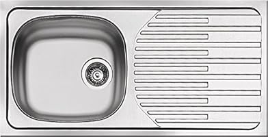 Pyramis ET33 FORK Einbausp&uuml;le Edelstahl, glatt, 100145302