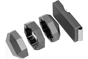 ‎AOUTECEN Billard-Kreidehalter, sturzfest, 3-lagig, tragbar, universell, verschleißfest, achteckig, Aluminium, Queue-Kreidehalter-Clip für Billard-Zubehör