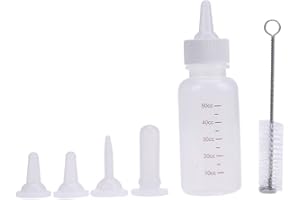 FOXCUP FM 6 pcs Chiot Chaton biberon pour Animal Domestique d'allaitement Eau Lait Feeder Kit