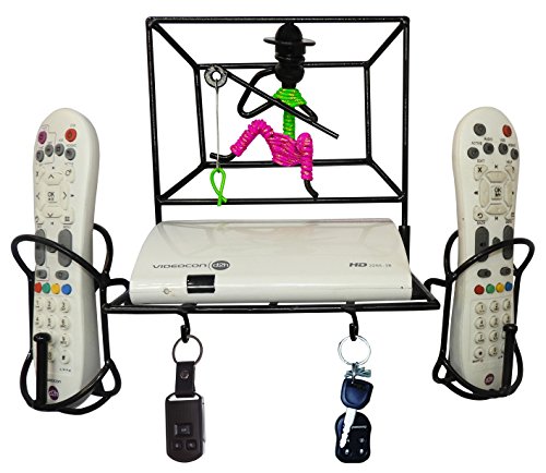 set top box holder/ set top box stand/ remote stand with key holder RS.499 (67.00% Off) - Amazon