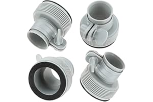 Anreixx 1.25" to 1.5" Type B Hose Adapters for Intex Pool, Hose Conversion Adapters B Kit to Upgrade Filter Pumps and Saltwater System (4 Pack)