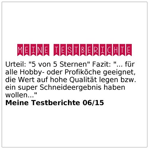 PEARL Allzweck-Küchenmesser mit Griff aus Afrikanischem Rosenholz - 6