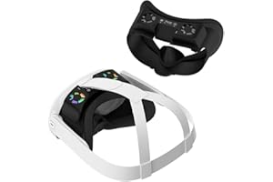 AriKroii Cooling Fan Coussinets Faciaux pour Meta Quest 3, avec Coussinets nasaux en Silicone, Anti-buée et Anti-Fuite Masque Lumineux, Masque de Remplacement VR Accessoires pour Quest 3 (Noir)