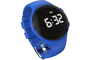 e-vibra Vibrationsalarm-Uhr mit Sperrbildschirm, wie Toilettentrainingsuhr, Arzneimittelwarnuhr (Royal Blue)