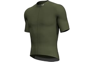 Wulibike Cycling Jersey Mens,Reflective Road Bike Jersey,Breathable Quick Dry and 3 Pockets Cycling Jersey